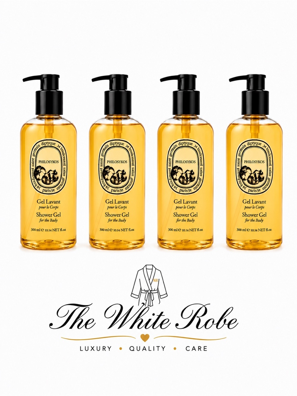 (4 PACK) SHOWER GEL DIPTYQUE PHILOSYKOS- 10.14 fl.oz